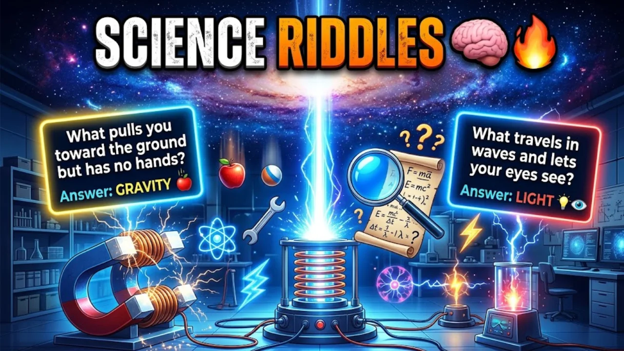 160+ Amazing Science Riddles With Answers That Will Put Your Knowledge to the Test 🔬🔥