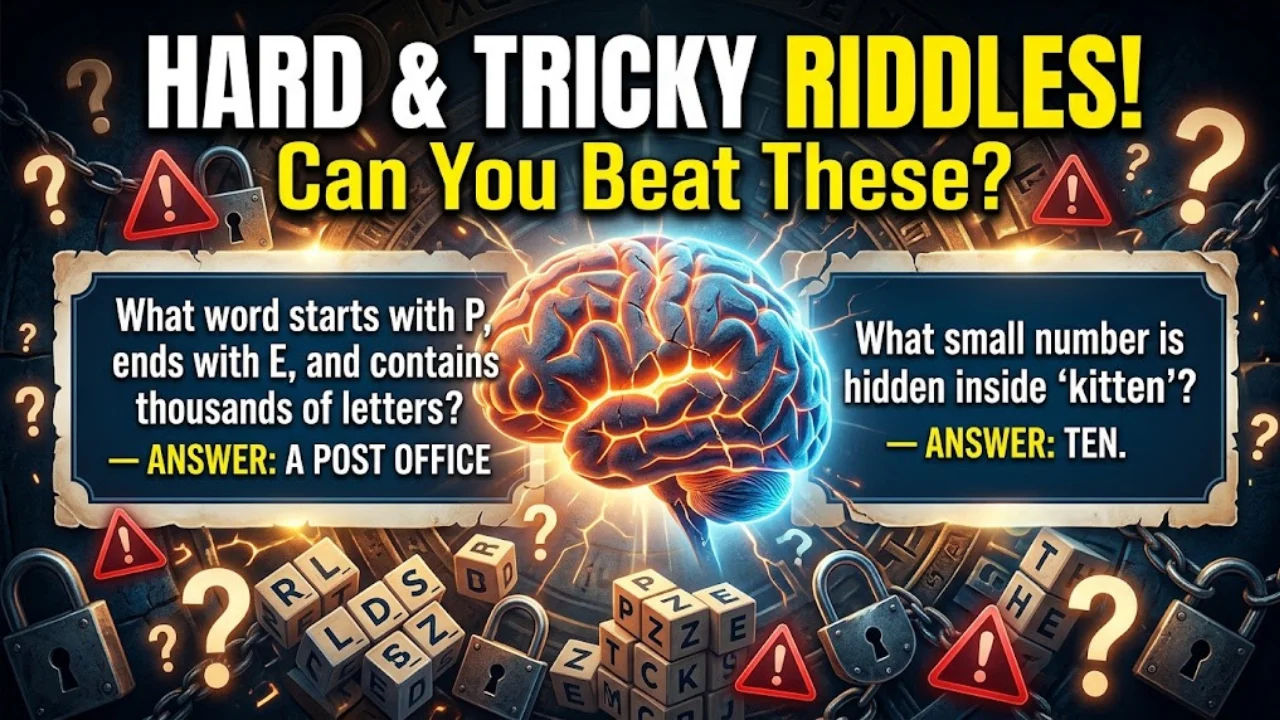 120+ Brilliant Word Riddles With Answers That Will Seriously Challenge Your Brain in 2026