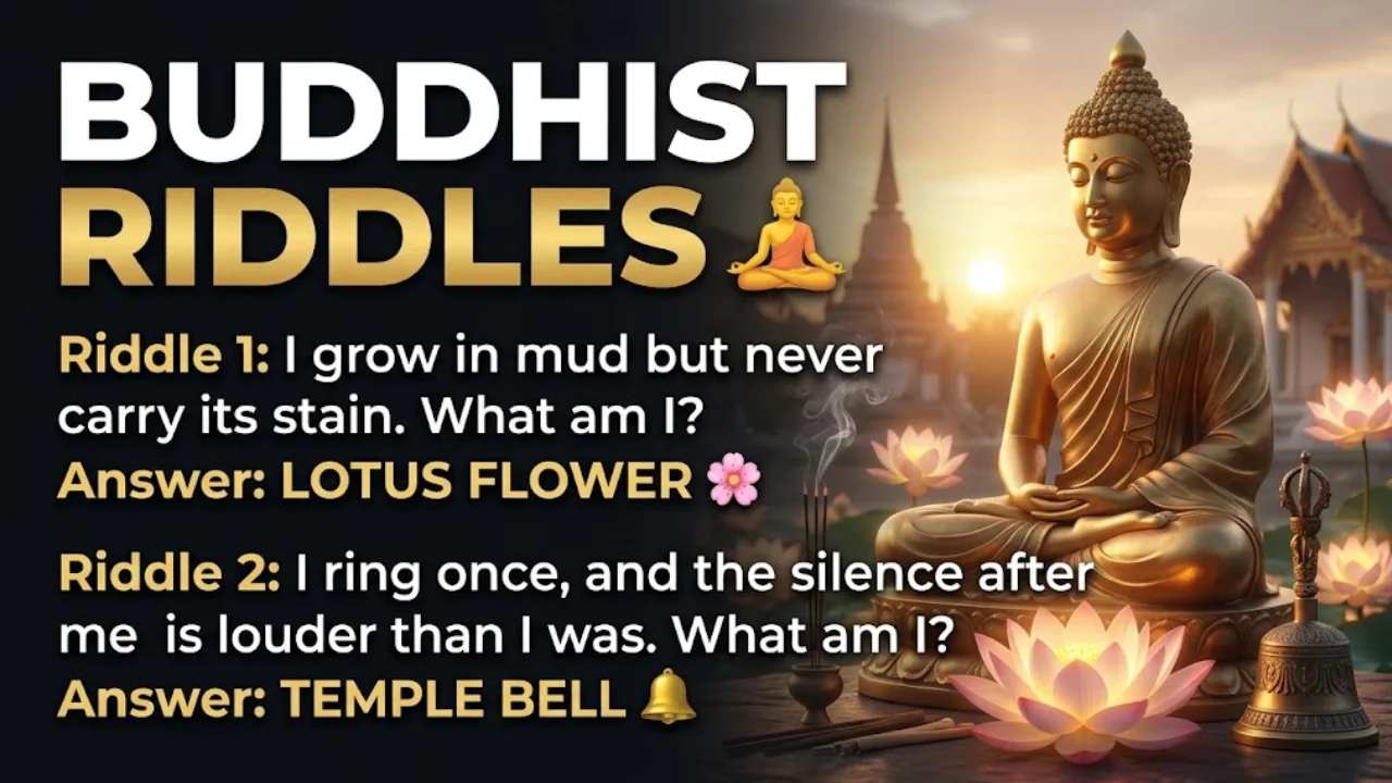 290+ Deep Buddhist Riddles With Answers That Will Challenge Your Thinking & Inspire Enlightenment 🧘✨