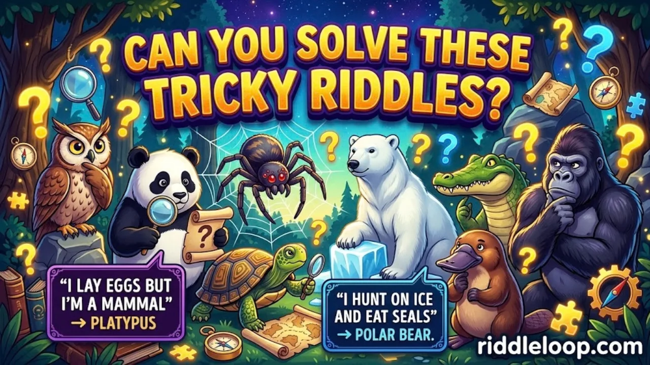 150+ Fun & Tricky Animal Riddles for Kids With Answers