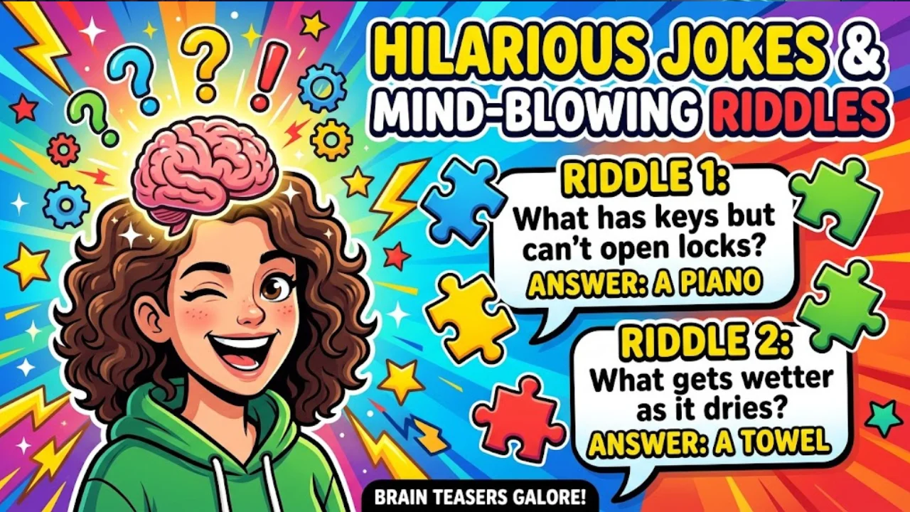 140+ Hilarious Jokes and Riddles That Will Blow Your Mind & Make You Laugh Out Loud 🤣🧠