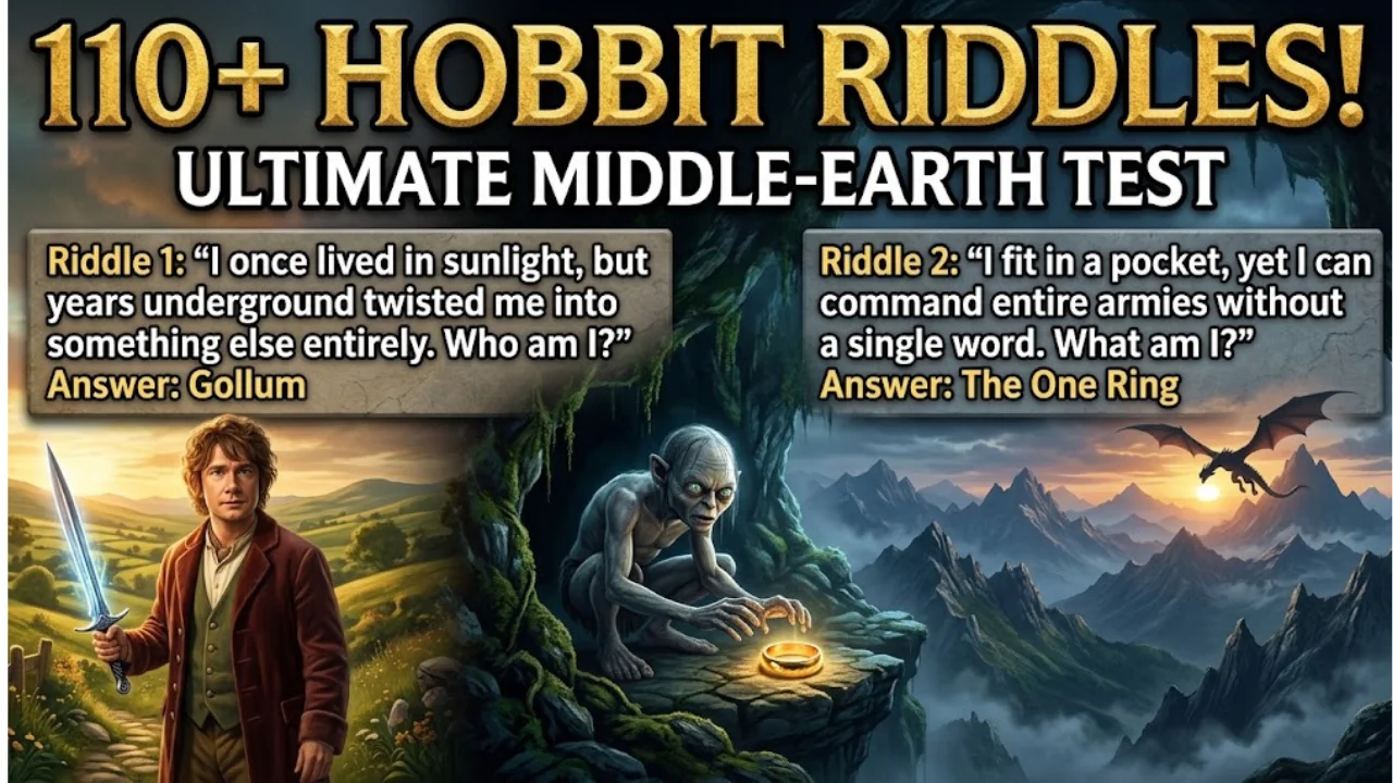 110+ Mind-Blowing Hobbit Riddles With Answers That Will Challenge Your Middle-Earth Knowledge