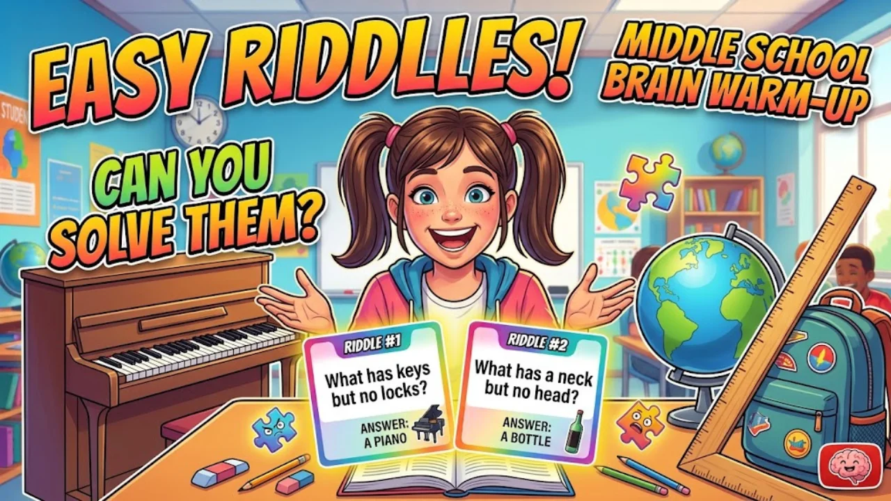 160 Mind-Blowing Middle School Riddles With Answers to Brilliantly Challenge Young Minds in 2026 🧠🔥