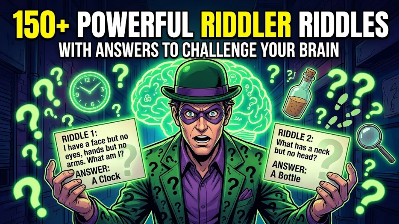150+ Powerful Riddler Riddles With Answers to Challenge Your Brain
