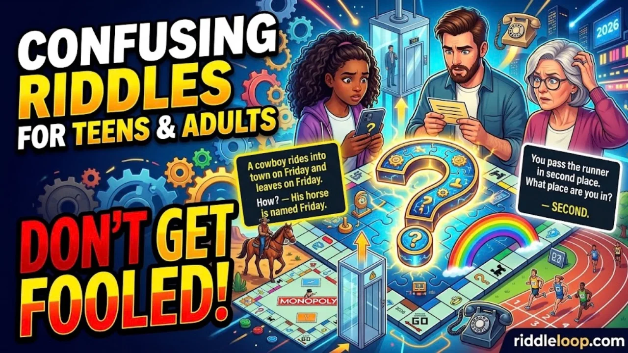 125+ Tricky & Confusing Riddles With Answers That Will Challenge Your Brain in 2026 🤯🧩
