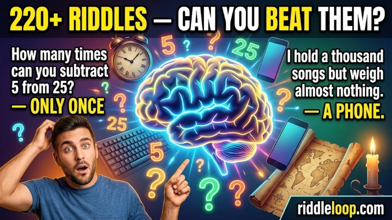 220+ Tricky Hard Riddles With Answers for Adults That Will Stump Even Smart Minds in 2026 😈🧩