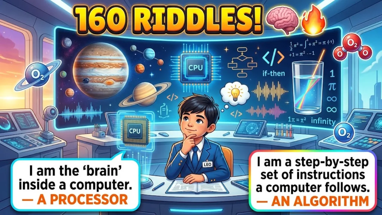 160 Tricky "What Am I?" Riddles for Kids With Answers That Will Seriously Test Young Minds in 2026