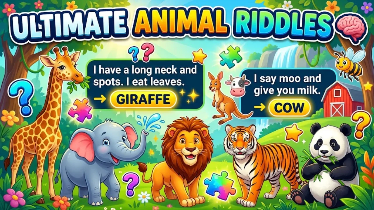 50+ Ultimate Animal Riddles With Answers That Will Challenge Your Brain & Unleash Wild Fun 🐾🧠🔥