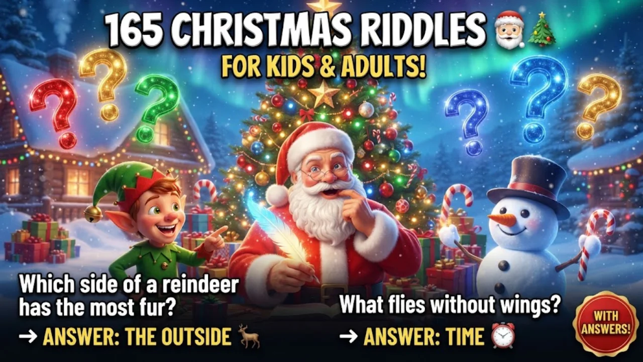 160+ Ultimate Christmas Riddles With Answers to Challenge Your Brain & Spark Holiday Fun in 2026