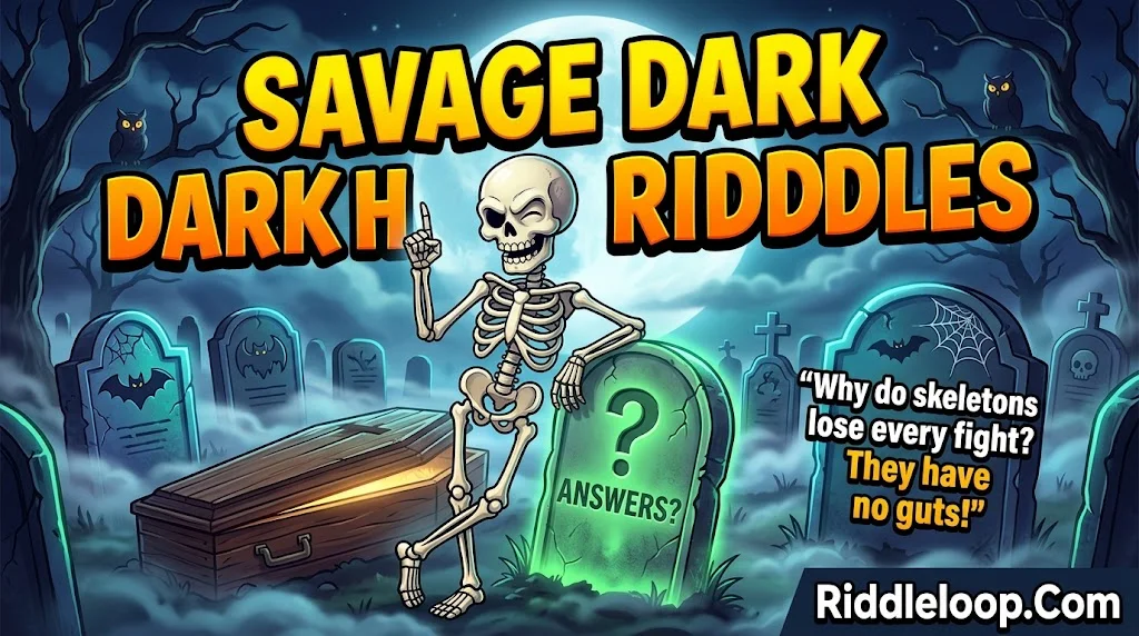 150+ Savage Dark Humor Riddles With Answers That Will Wickedly Challenge
